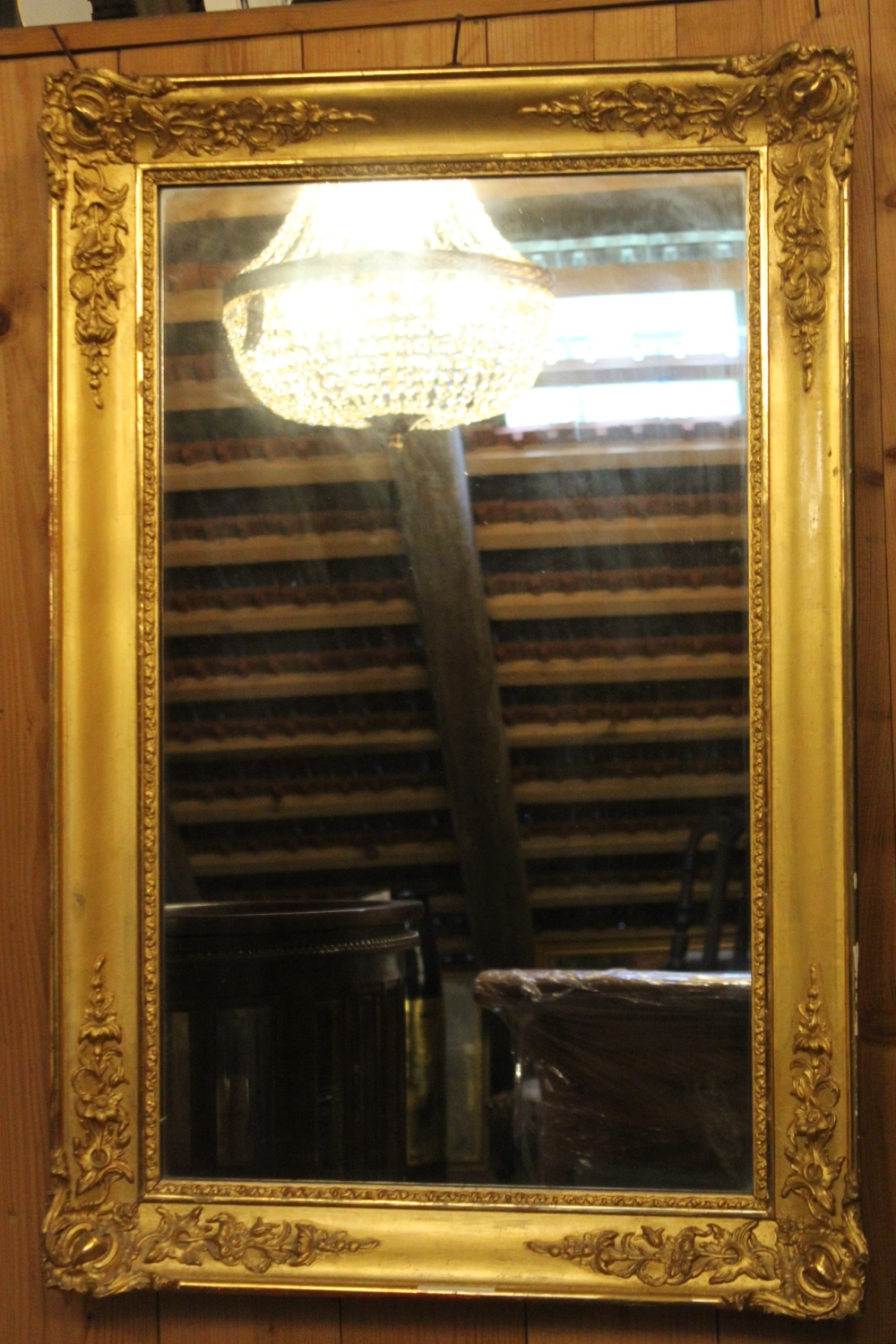 Antiker Goldrahmenspiegel / verkauft